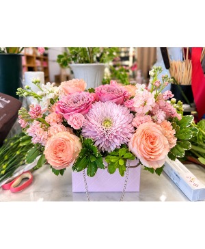 PASTEL COLORED FLOWERS  WALLET 