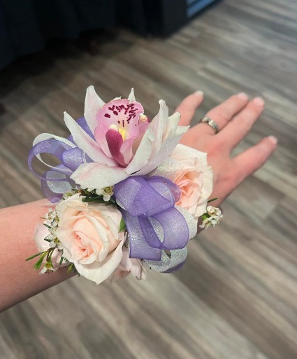 Pastel Dream w/Orchid Wrist Corsage