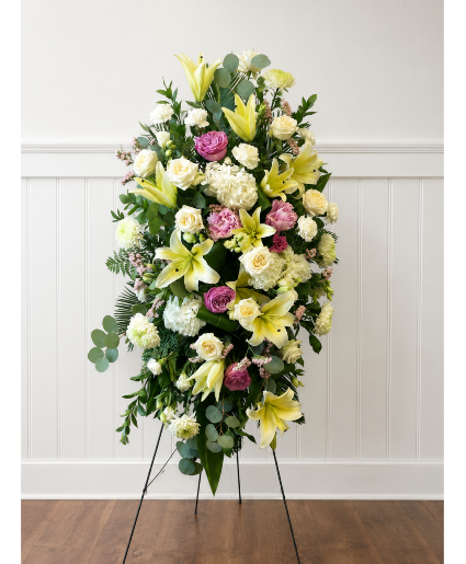 Pastel Farewell  Standing spray 