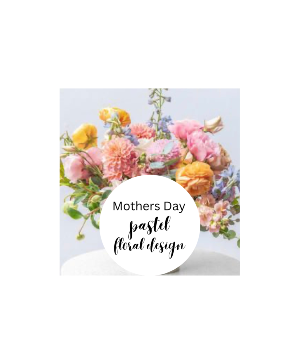 Pastel Floral Vase 