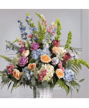 Pastel Garden Basket 