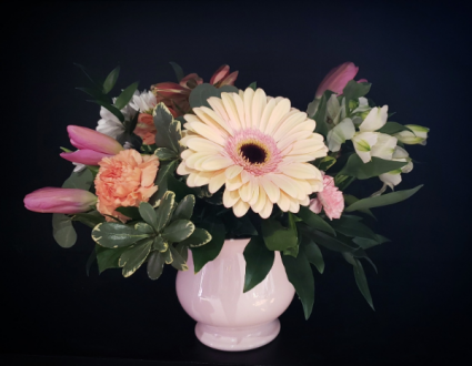 Pastel Garden Beauty Flower Arrangement 