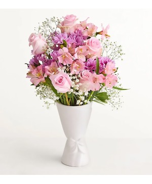 Pastel Garden Flower Arrangement