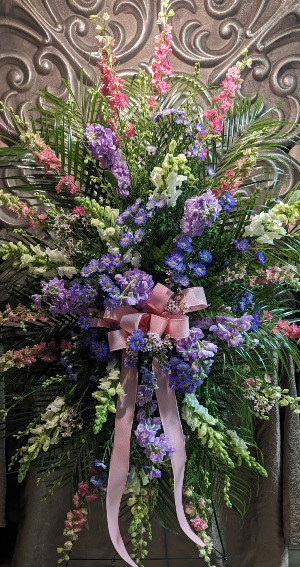 Pastel garden  Standing spray