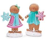 PASTEL GINGERBREAD  FIGURINE 