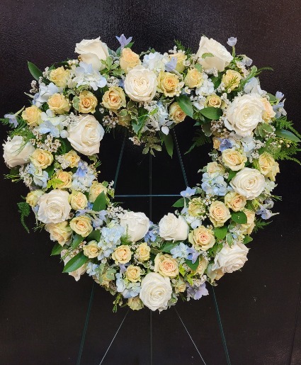 Pastel Heart Wreath 