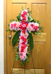 Pastel Inspirational fresh floral easel