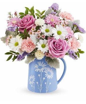 Pastel Meadow Bouquet Fresh Arrangement