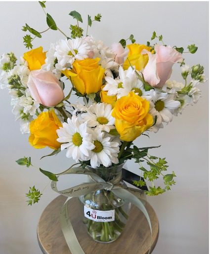 Pastel Meadow Vase Arrangement 