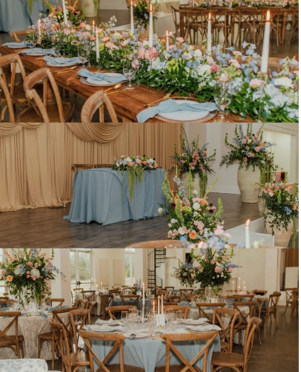 Pastel Mix Wedding Flowers