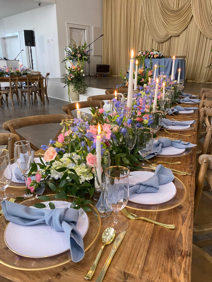 Pastel Mix Wedding Flowers