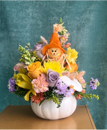 PASTEL PUMPKIN FALL ARRANGEMENT