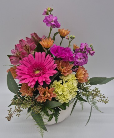 Pastel Pumpkin  Floral Bouquet in Presque Isle, ME | COOK FLORIST, INC.