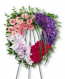 Patchwork Funeral Arrangement