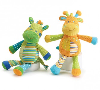 Patchwork Giraffes Plush
