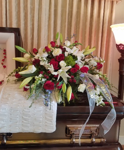 Patriot Casket Spray