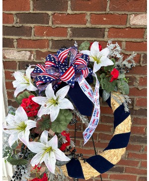   Patriot Grace Wreath Silk Wreath