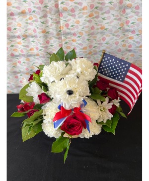 Patriot Puppy Carnation Puppy