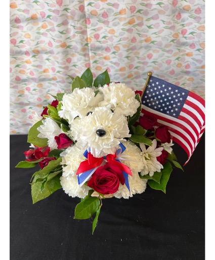 Patriot Puppy Carnation Puppy