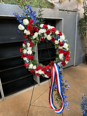 PATRIOTC WREATH Floral Arrangement