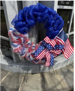 Patriotic Applause Memorial Wreath Decorative Wreath