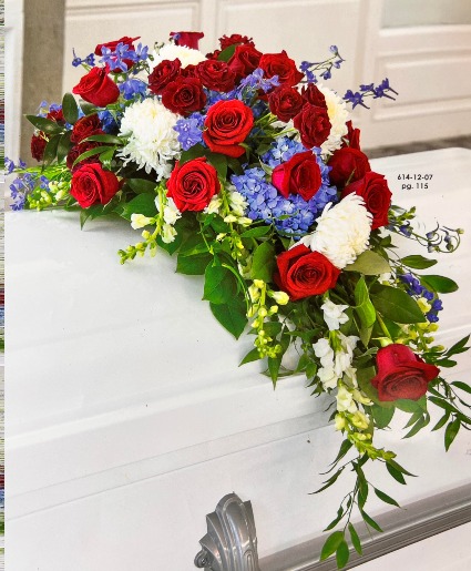 Patriotic Casket Spray Casket Spray
