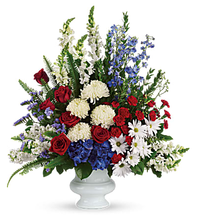 Patriotic Distinction  Sympathy Arrangement
