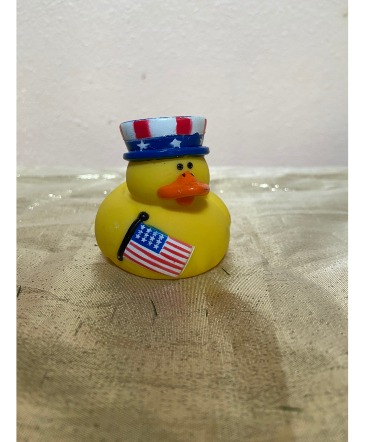 patriotic duck cute little duck in Renton, WA | Alicia's Wonderland II