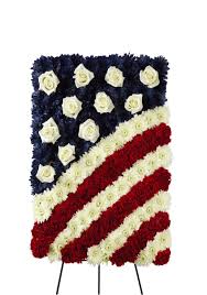 Patriotic Easel Flag Easel