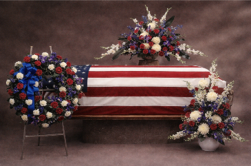 Patriotic Farewell Sympathy Collection in Seattle, WA | Neilsen Florist