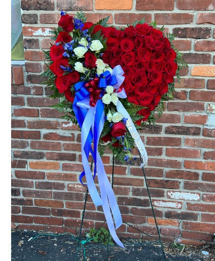 Patriotic Heart Standing Heart 