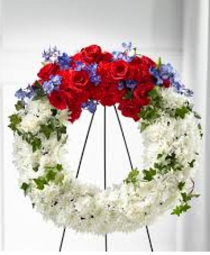 Patriotic Passion Wreath  