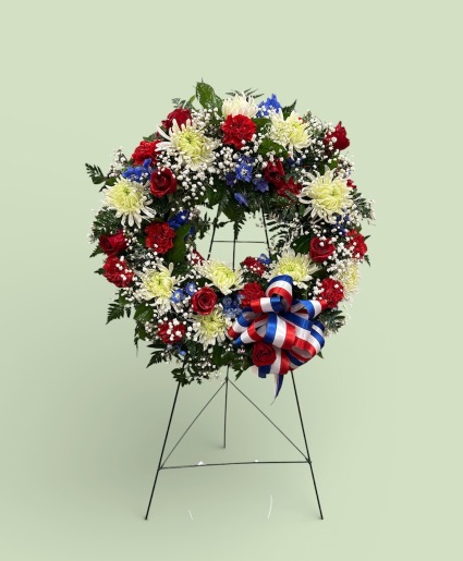 Patriotic Remembrance Wreath” Funeral 