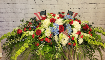Patriotic Salute Casket Spray 