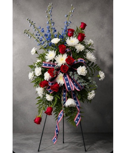 Patriotic Salute Standing Spray 