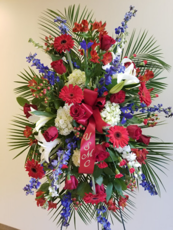Patriotic service Spray standing spray