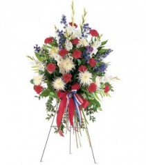 Patriotic Spirit Spray Standing Spray