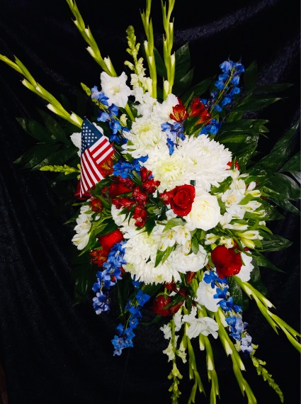 Patriotic Standing Spray  