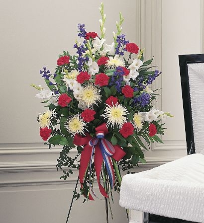 Patriotic Standing Spray 
