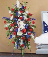 Patriotic Tribute Standing Spray