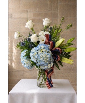 Patriotic Vase  Vase Arrangement 