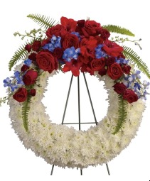 Patriotic Wreath  Standing Spray 