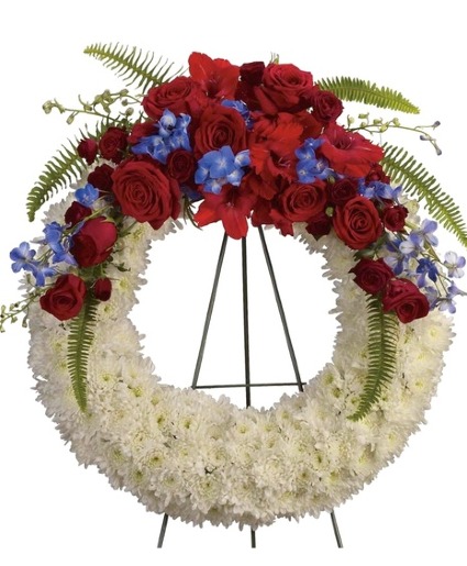 Patriotic Wreath  Standing Spray 