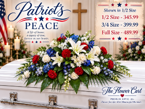 Patriot’s Peace Casket Spray