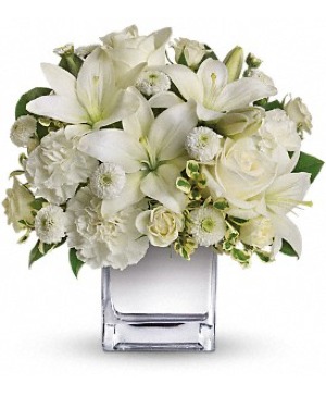 SILVER ELEGANCE FLOWER ARRANGEMENT