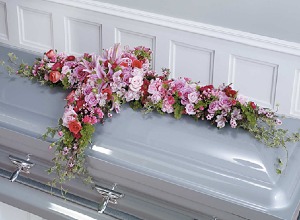 Peace and Prayers Casket Spray Cross