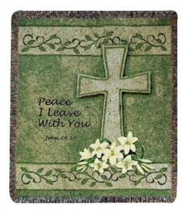 Peace I Leave With You - MWT-42 Sympathy Throw
