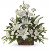 Peace Lilies Basket 