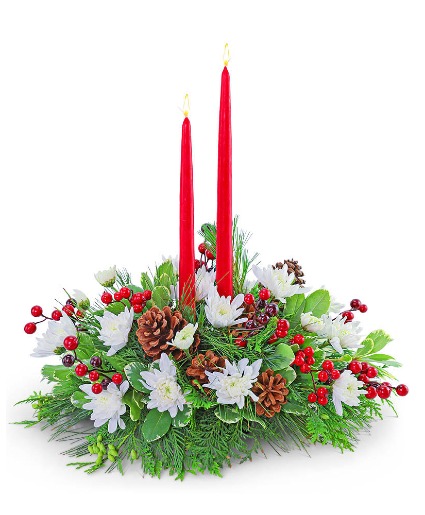 Peace on Earth Candlelight Centerpiece Centerpiece