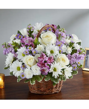 Peace, Prayers, & Blessings Basket Basket Arrangement